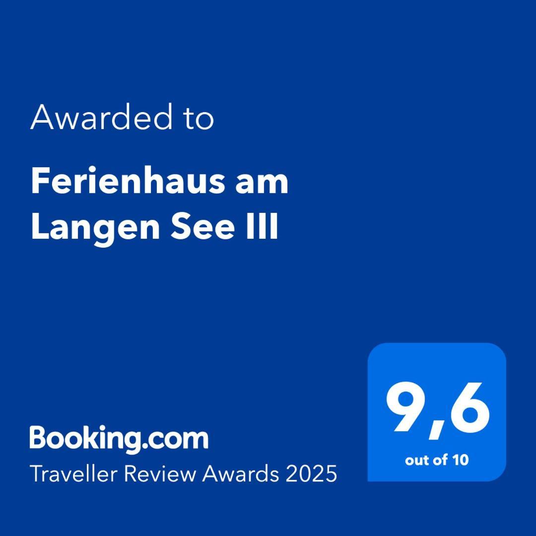 Ferienhaus Am Langen See III Heidesee Exteriör bild